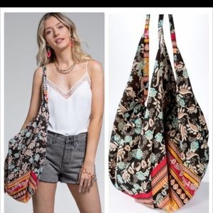 New Paisley print Bohemian Bag